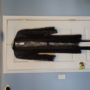 Soma Intimatea Short Black Lace Robe